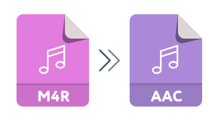 Конвертировать в m4r. Аас Формат звука. Аудио aac 2 канал.